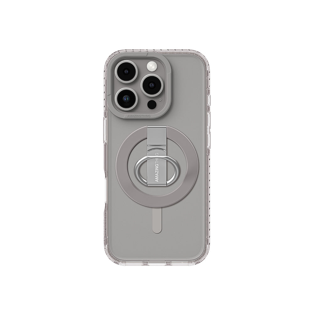 Titan Pro Serisi Kılıf & Magsafe Grip-Fit Stand Seti - iPhone 16 Pro