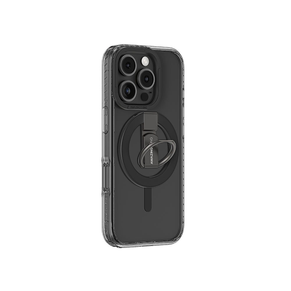 Titan Pro Serisi Kılıf & Magsafe Grip-Fit Stand Seti - iPhone 16 Pro