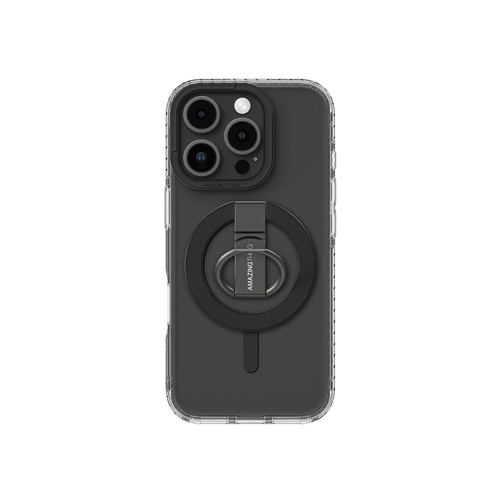 Titan Pro Serisi Kılıf & Magsafe Grip-Fit Stand Seti - iPhone 16 Pro