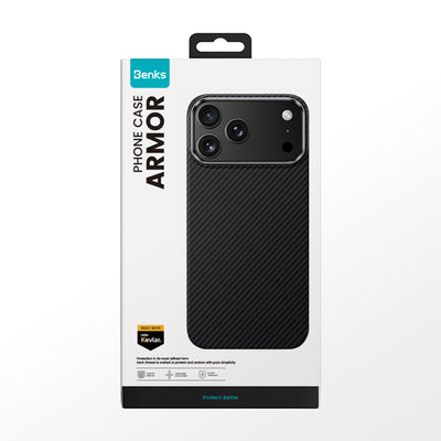 Karbon ArmorAir Kevlar Kılıf - iPhone 17 Pro