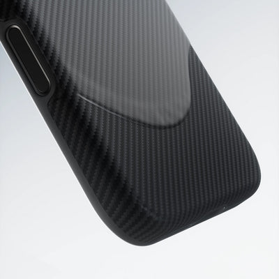 Military-Grade 1500D Classic Serisi Black-Grey Twill Serisi Kılıf - iPhone 17 Pro