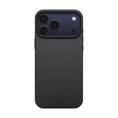 Military-Grade 1500D Classic Serisi Black-Grey Twill Serisi Kılıf - iPhone 17 Pro