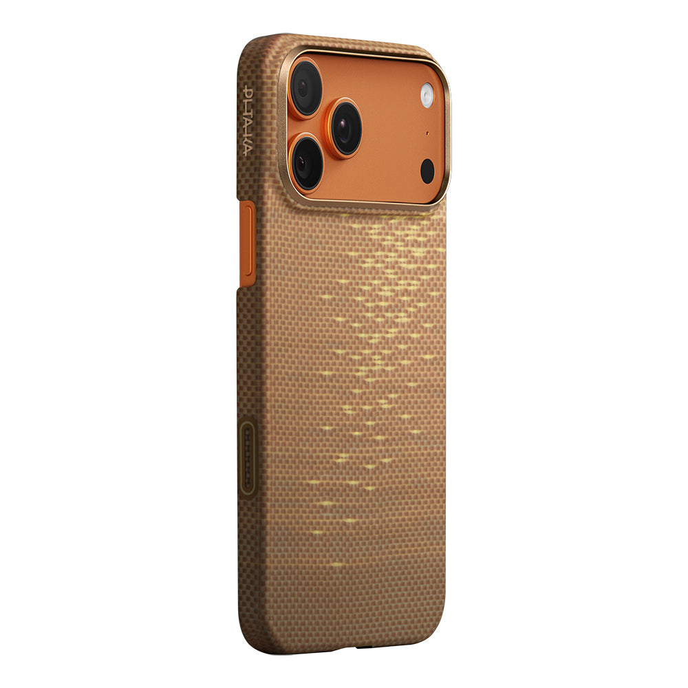 Glints of Gold Ultra Slim Serisi Aramid Fiber Kılıf - iPhone 17 Pro Max