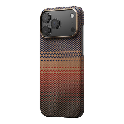 Pitaka Tactile Woven Sunset-Moonrise Serisi Kılıf - iPhone 17 Pro