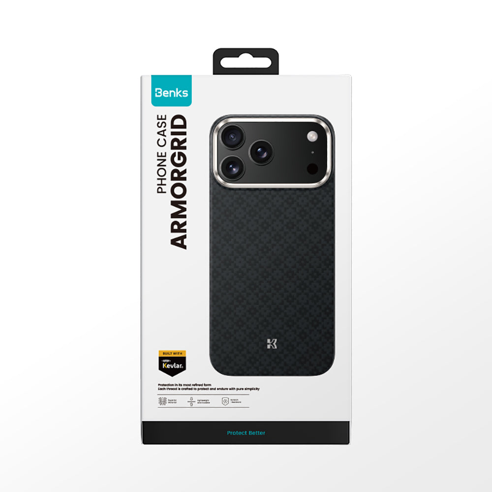ArmorPro ArmorGrid Serisi Kevlar Kılıf - iPhone 17 Pro