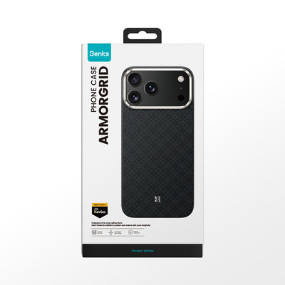 ArmorPro ArmorGrid Serisi Kevlar Kılıf - iPhone 17 Pro Max
