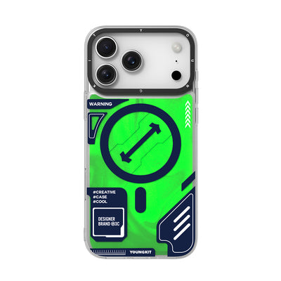 Galaxy Fantasy Serisi Neon Sıvılı Kılıf - iPhone 17 Pro