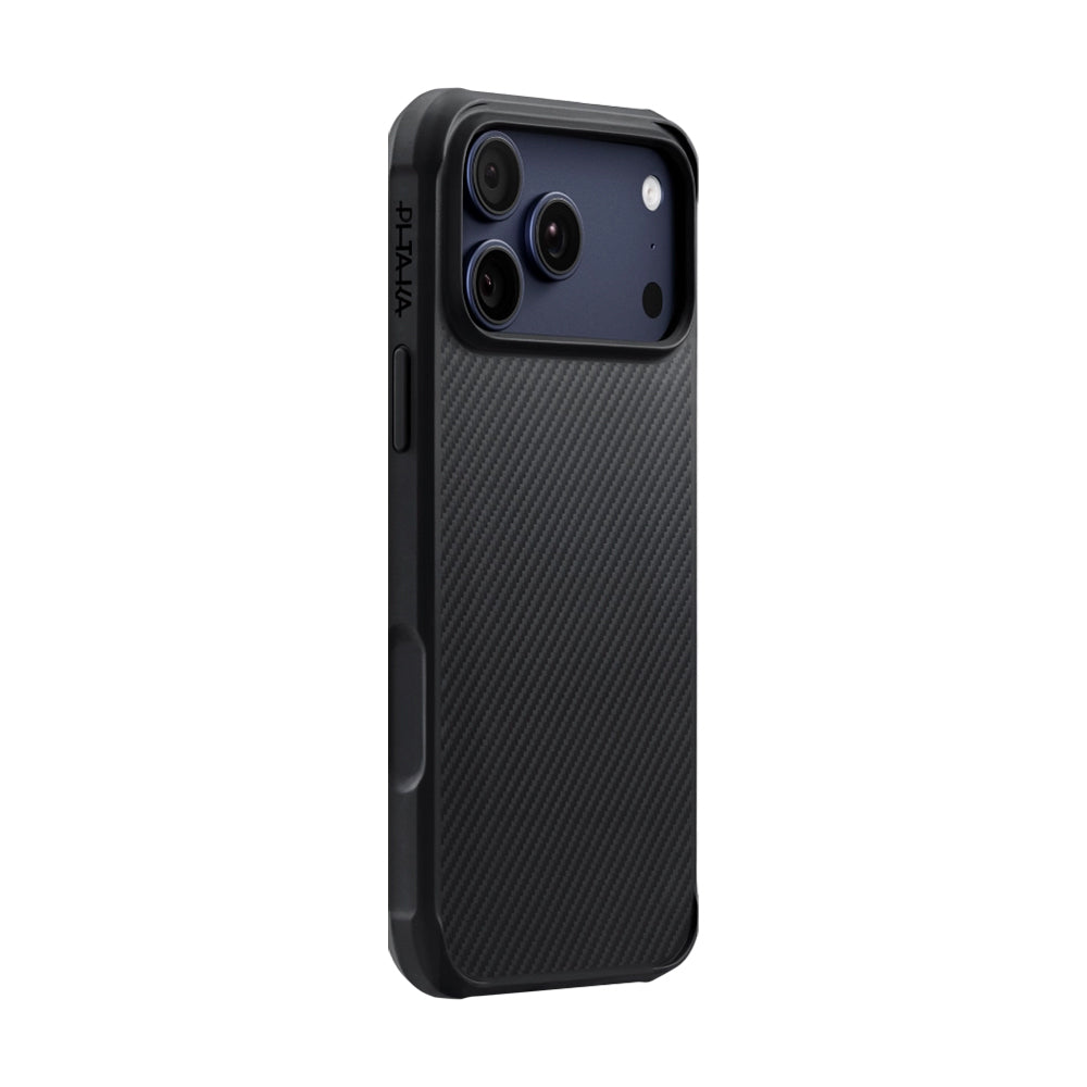 Aramid Pro Guard Black-Gray Serisi Kılıf - iPhone 17 Pro
