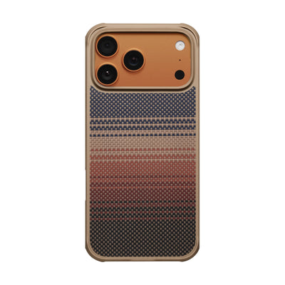 Tactile Woven Sunset-Moonrise Aramid Pro Guard Kılıf - iPhone 17 Pro