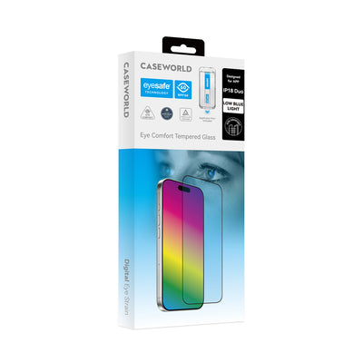 CaseWorld Applicator Serisi Eyesafe Ekran Koruyucu - iPhone Duo