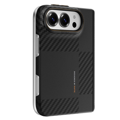 Raptic Aramid SkinPro Mondrian Serisi Karbon Kapak - iPhone Duo