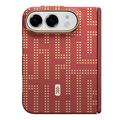Raptic Aramid SkinPro Grid Serisi Karbon Kapak - iPhone Duo