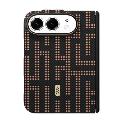 Raptic Aramid SkinPro Grid Serisi Karbon Kapak - iPhone Duo