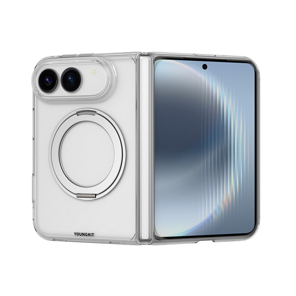 Youngkit Clear Serisi Standlı Kapak - iPhone Duo