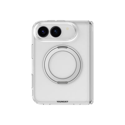 Youngkit Clear Serisi Standlı Kapak - iPhone Duo