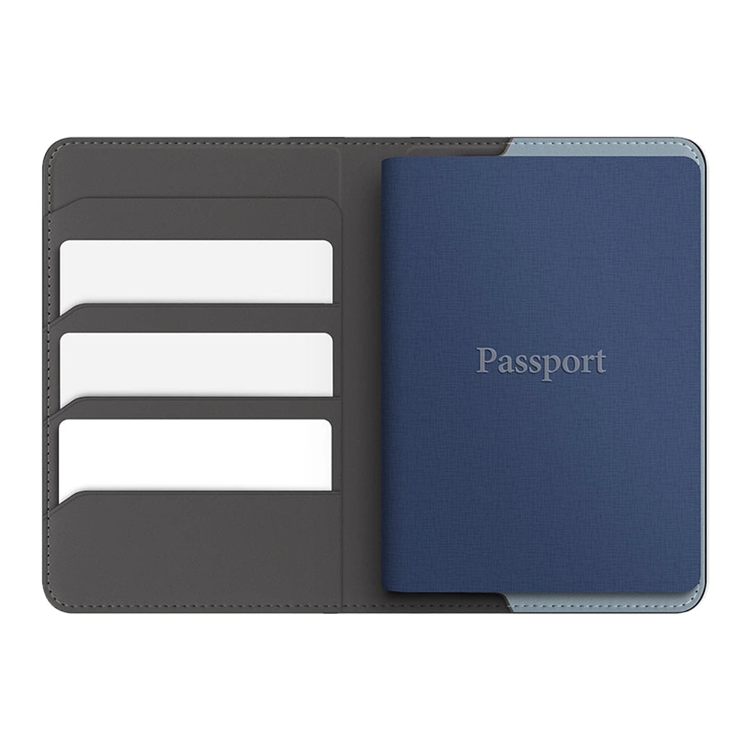 Belmont Apple Bul Özellikli Vegan Deri Pasaport Kılıfı