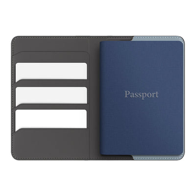 Belmont Apple Bul Özellikli Vegan Deri Pasaport Kılıfı