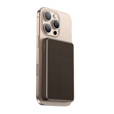ArmorGo MP17 ArmorTint Aramid Fiber Qi2 Sertifikalı 10.000mAh 15W Magsafe Powerbank (Kopya)