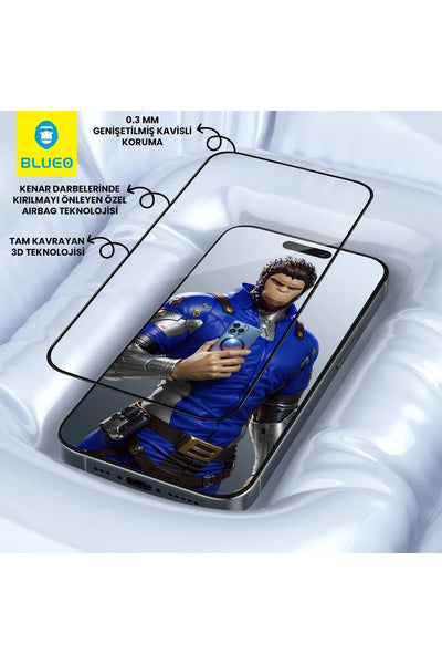 3D Invisible Airbag Ekran Koruyucu - iPhone 17