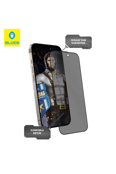 Anti-Peep Privacy Ekran Koruyucu - iPhone 17 Pro Max
