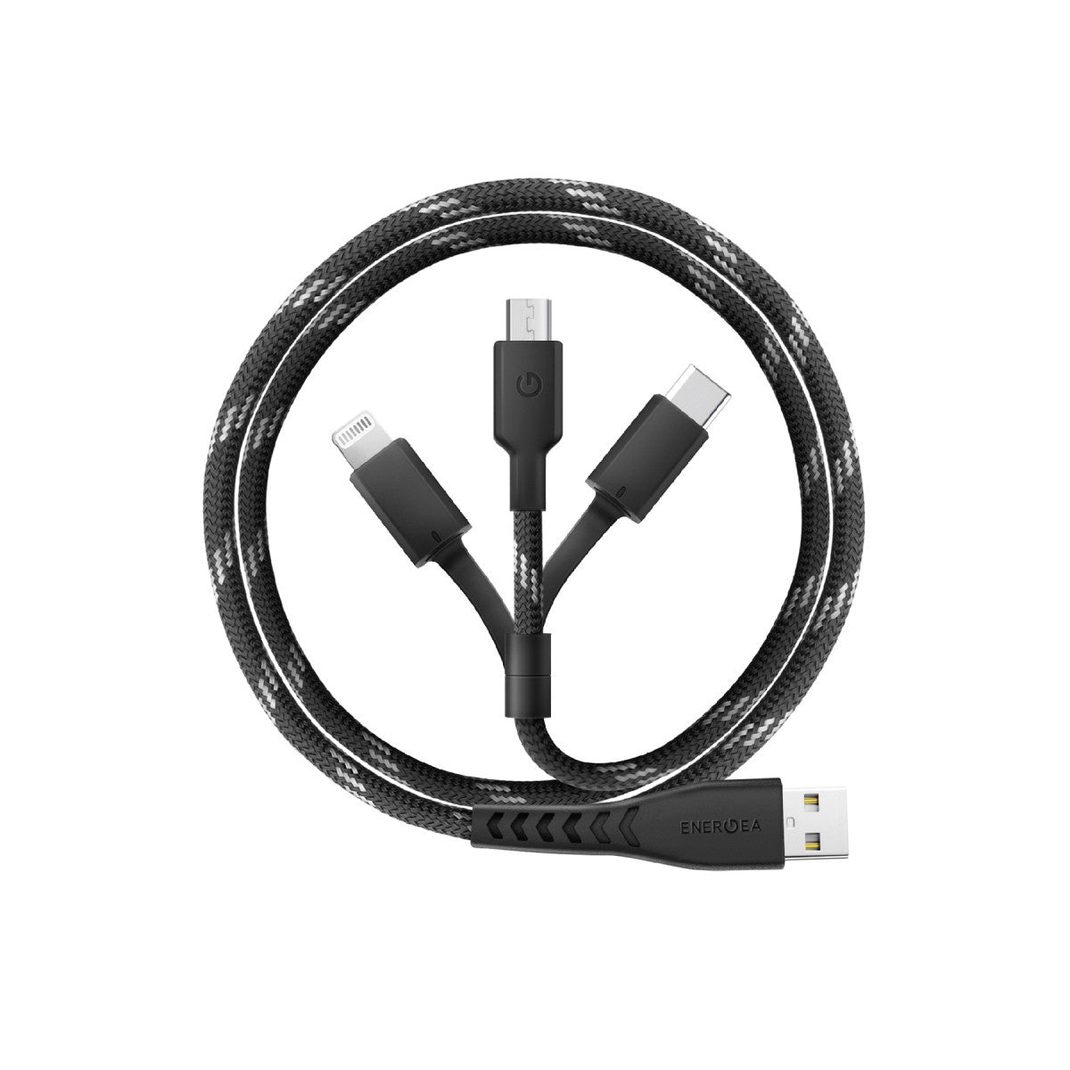 NyloFlex 3in1 USB to Type-C / Lightning / Micro Kablo