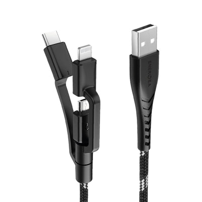 NyloFlex 3in1 USB to Type-C / Lightning / Micro Kablo