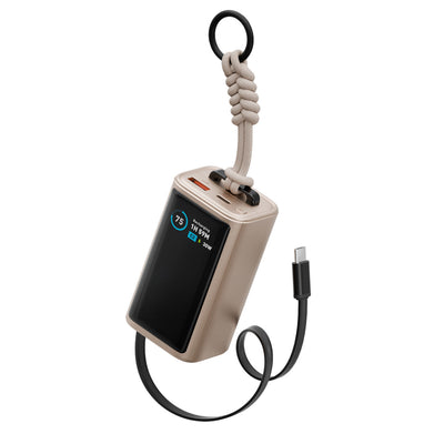 ComPac Arc45 Dijital Göstergeli 10.000mAh 45W PD Kablolu Powerbank