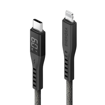 Flow 1.5M 60W Dijital Göstergeli Type-C to Lightning PD Kablo