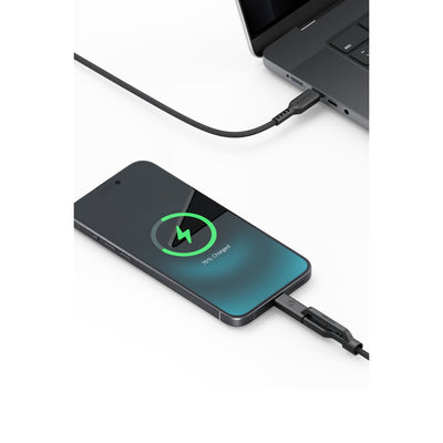 Flow Duo 2in1 1.5M 240W Type-C to Type-C ve Lightning PD Kablo