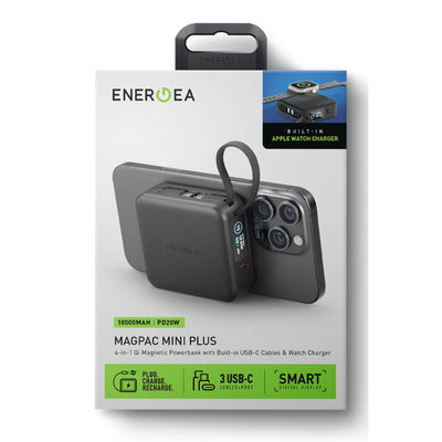 MagPac Mini Plus Qi2 Dijital Göstergeli 10.000mAh Magsafe Powerbank