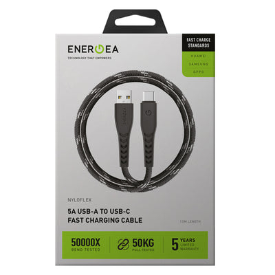 NyloFlex USB2.0 5A 1.5M USB to Type-C Kablo
