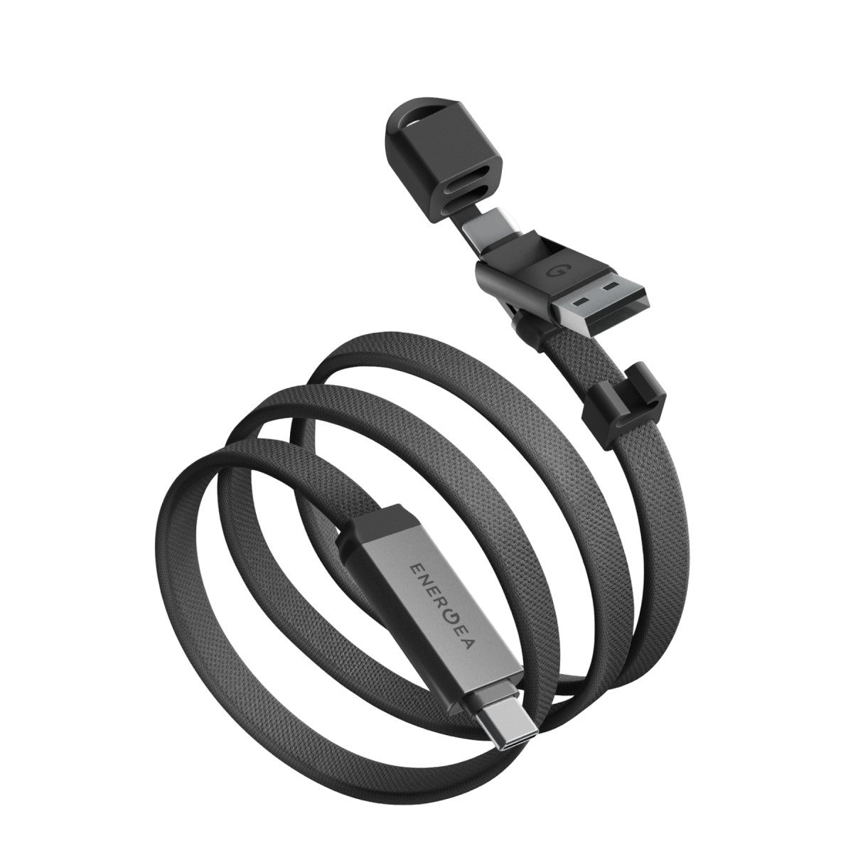 Sheath Travel 1.2M 60W 2in1 Type-C to Type-C ve USB-A Kablo