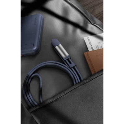 Sheath Travel 1.2M 60W 2in1 Type-C to Type-C ve USB-A Kablo