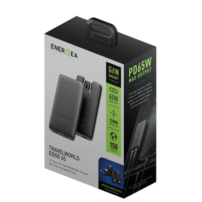 TravelWorld Edge 65W Universal Şarj Adaptörü