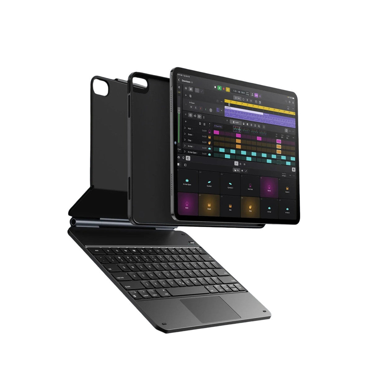 Rebound 360 Manyetik Klavyeli Kılıf - iPad Pro 13'