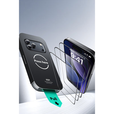 UltraFit Classic Kolay Kurulum Ekran Koruyucu - iPhone 16 Pro