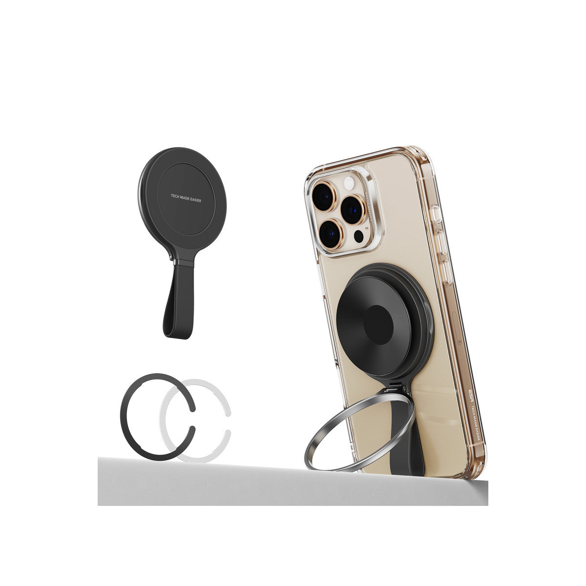 HaloLock Vantuzlu Magsafe Grip-Fit Stand