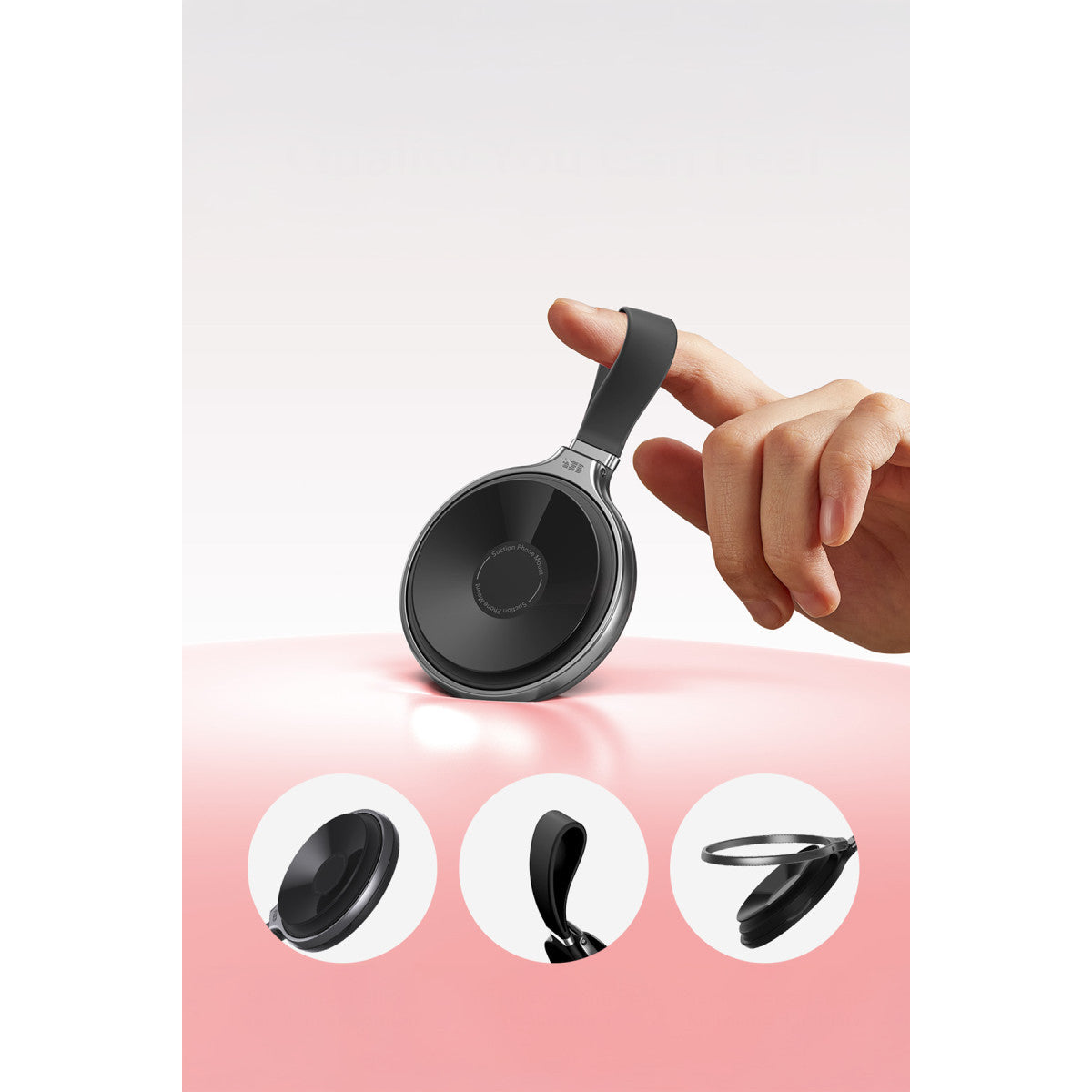 HaloLock Vantuzlu Magsafe Grip-Fit Stand