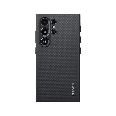 Aramid Fiber 3 Fonksiyon Butonlu Pitaka PinButton Serisi Kılıf - Samsung S24 Ultra