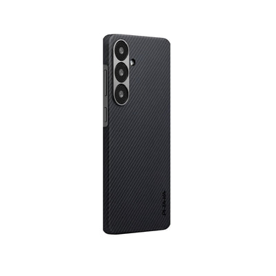 Ultra-Slim Classic Black-Grey Twill Serisi Kılıf - Samsung S25 Plus