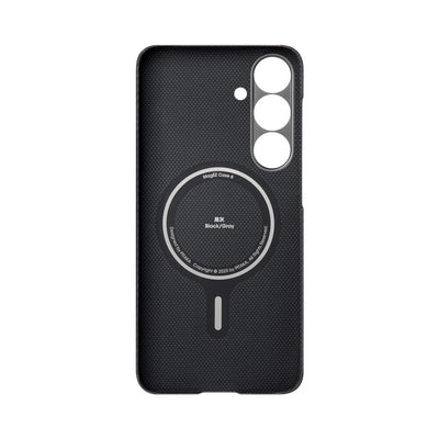 Ultra-Slim Classic Black-Grey Twill Serisi Kılıf - Samsung S25 Plus