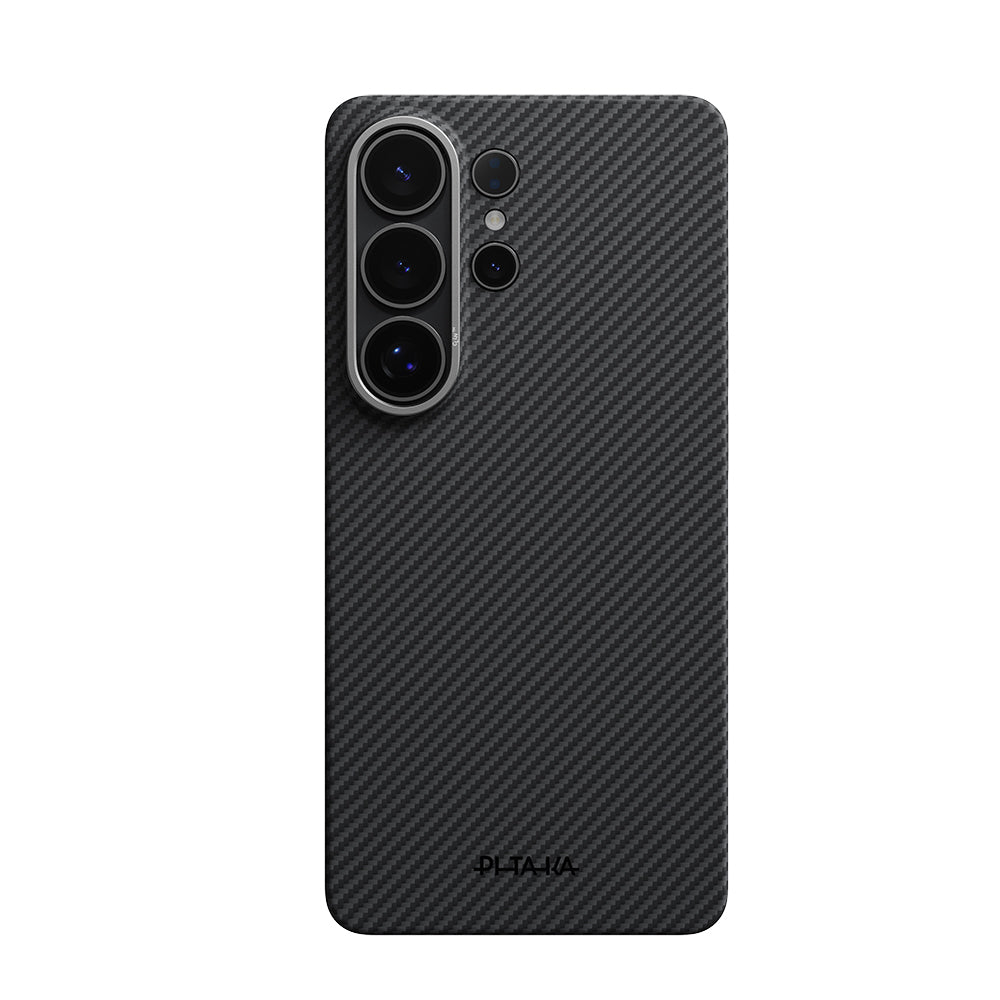 Ultra-Slim Classic Black-Grey Twill Serisi Kılıf - Samsung S26 Ultra