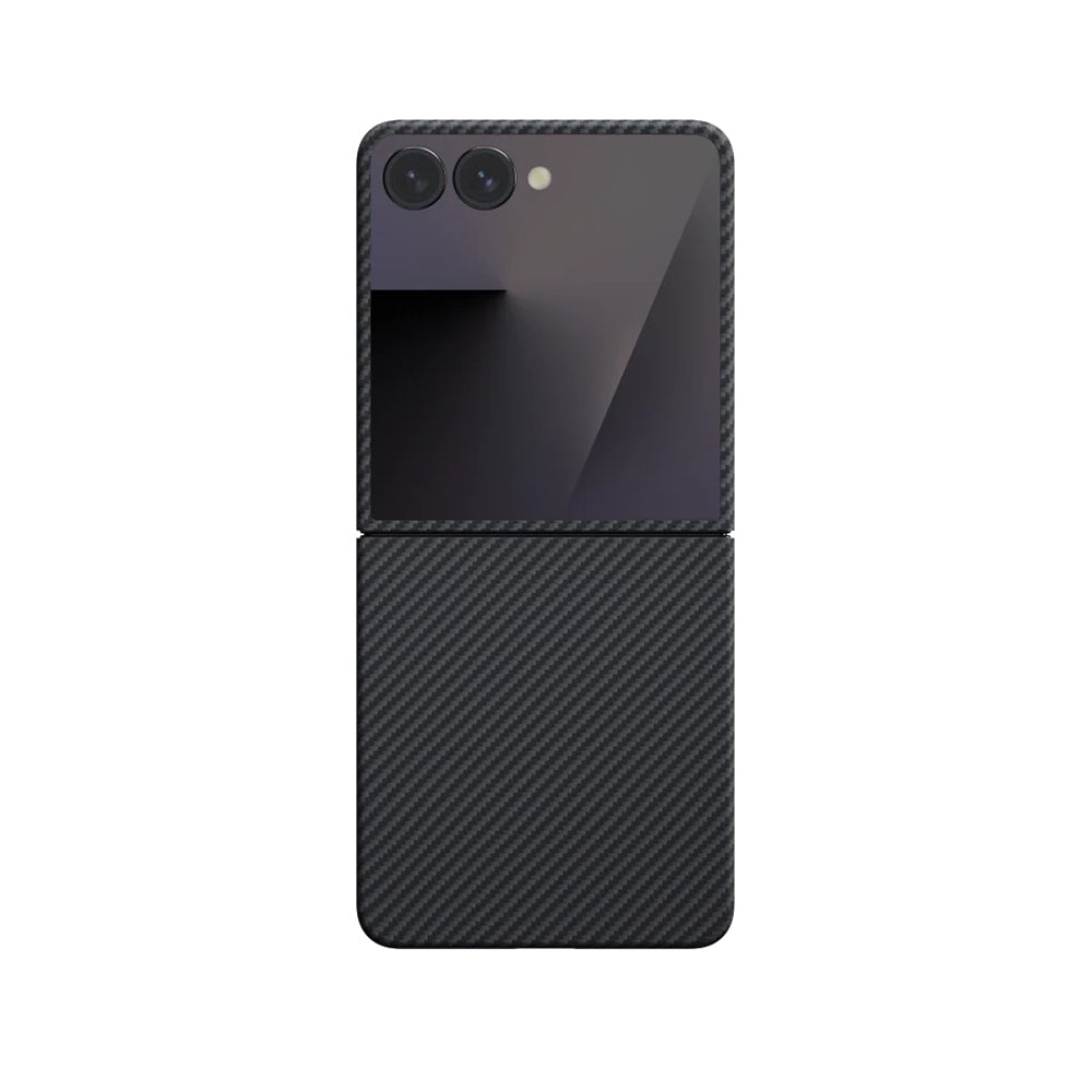 Ultra-Slim Classic Black-Grey Twill Serisi Kılıf - Samsung Z Flip 7