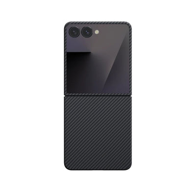 Ultra-Slim Classic Black-Grey Twill Serisi Kılıf - Samsung Z Flip 7