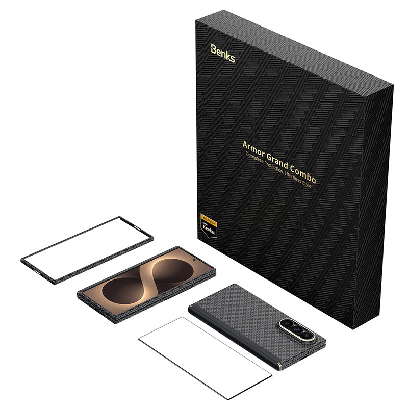 ArmorAir ArmorGrid Grand Combo Üçlü Aksesuar Seti - Samsung Z Fold 8 Ultra