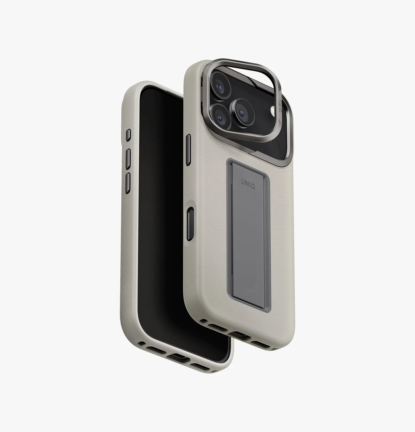 Heldro Pro FlexGrip Vegan Deri Kılıf - iPhone 17 Pro