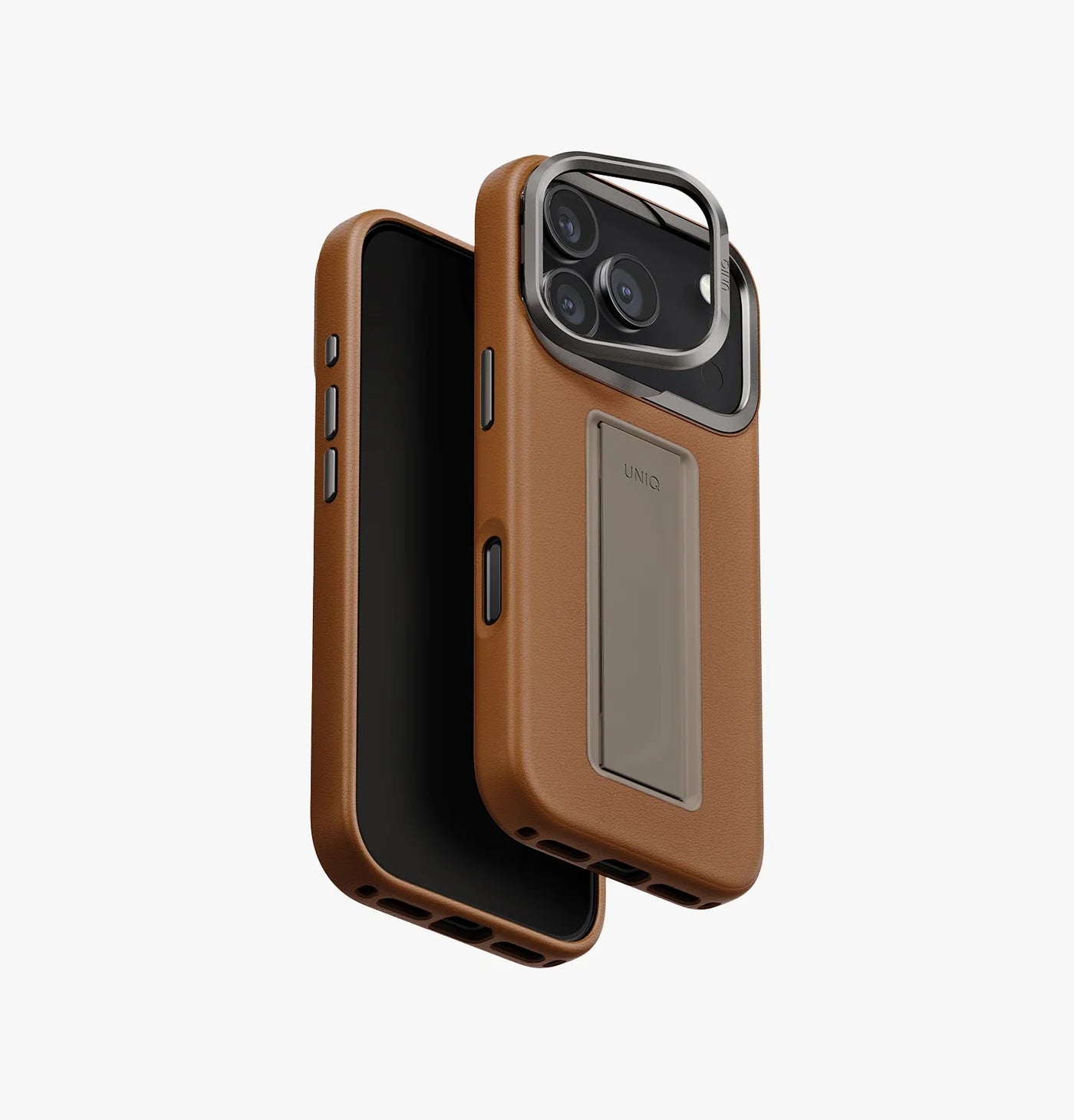 Heldro Pro FlexGrip Vegan Deri Kılıf - iPhone 17 Pro
