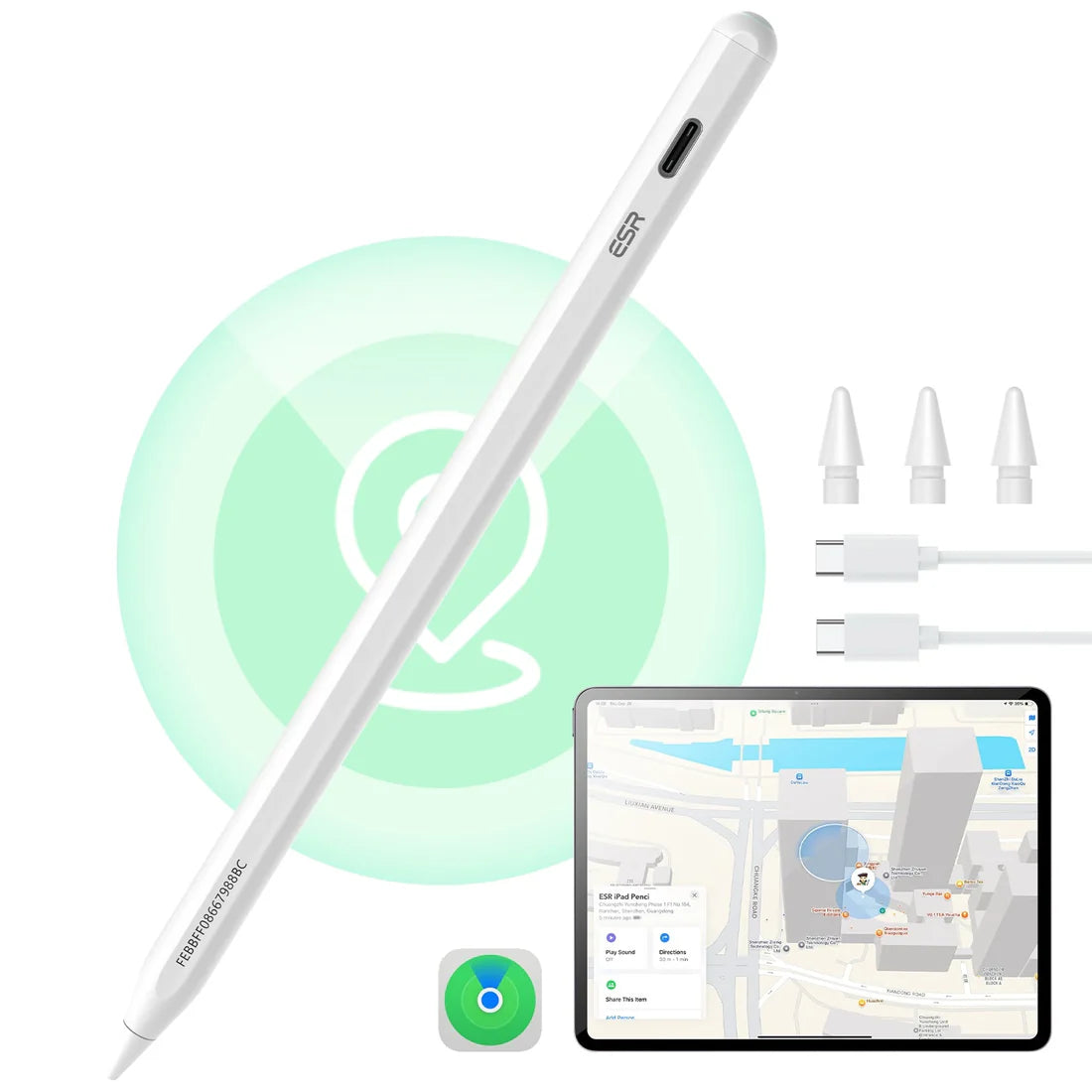 Geo Apple Find My Destekli iPad Pencil