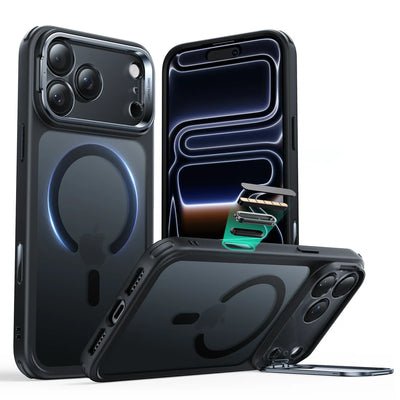 Classic Hybrid Serisi Standlı Kılıf - iPhone 17 Pro Max