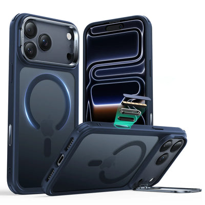 Classic Hybrid Serisi Standlı Kılıf - iPhone 17 Pro Max